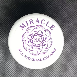 Miracle KA Enriched Day Cream jar with natural ingredients like beeswax, aloe vera, and propolis